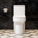Compact ADA  Toilet  with High-Efficiency Dual Flush, Comfort Height with Upgraded Ultra-Thin Tank And Lid(Seat Included)