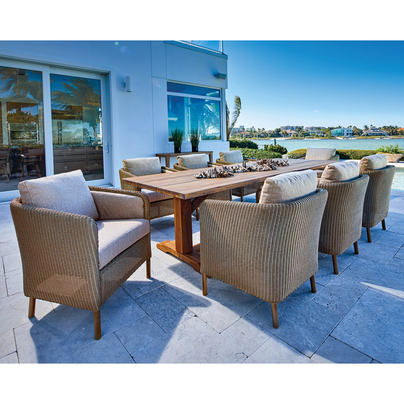 Visions Outdoor Dining Armchair, Ebony, Serene Spa