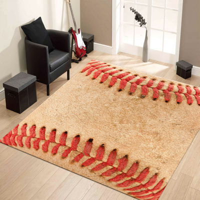 Large Soft Pile Printed Rug with Intricate Floral Design for Elegant Home Interior Accent
