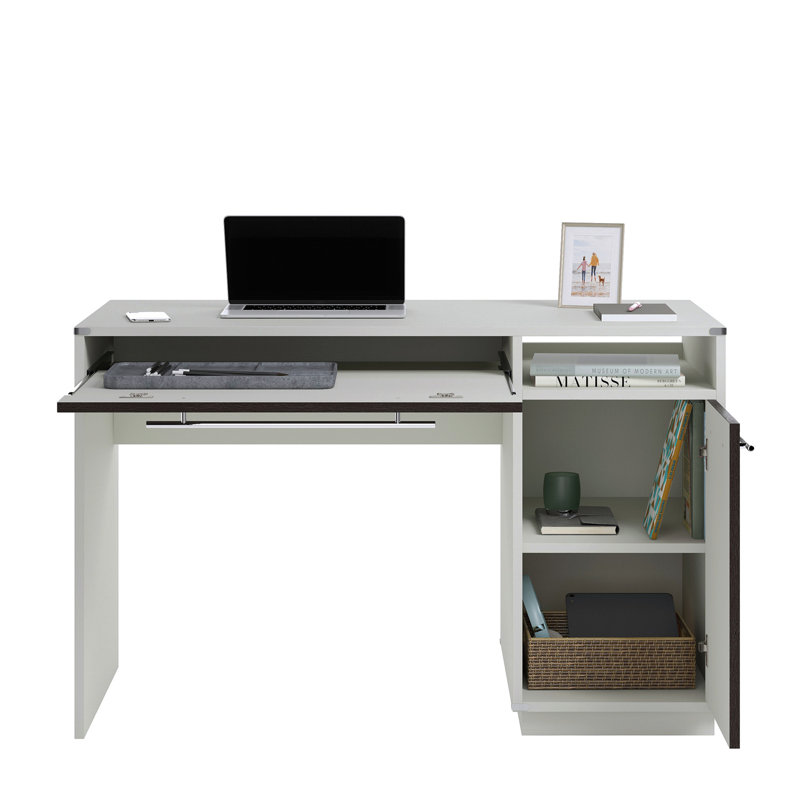 Computer Desk, Gray Finish