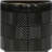 S/2 6/8" Textured Planters, Shiny Black-1337675862