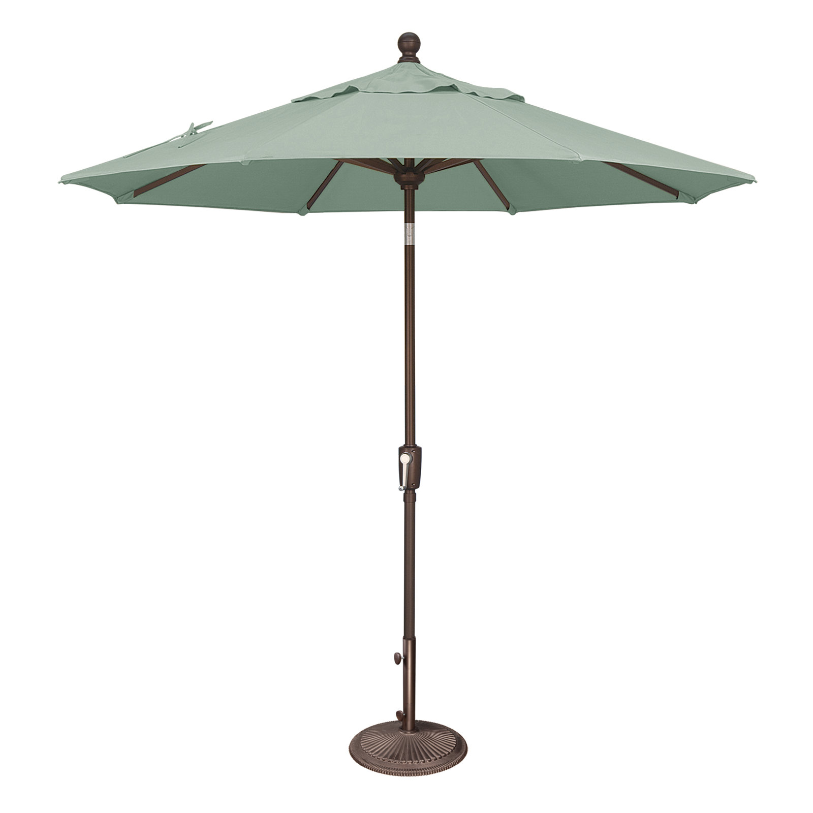 Launceston Market Umbrella, Bronze, 96" H x 90" W x 90" D, Spa Sunbrella Acrylic
