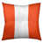 Orange / blanc