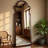 American-Style Retro Irregular Frame Wall-Mounted Full-Length Mirror-118017879