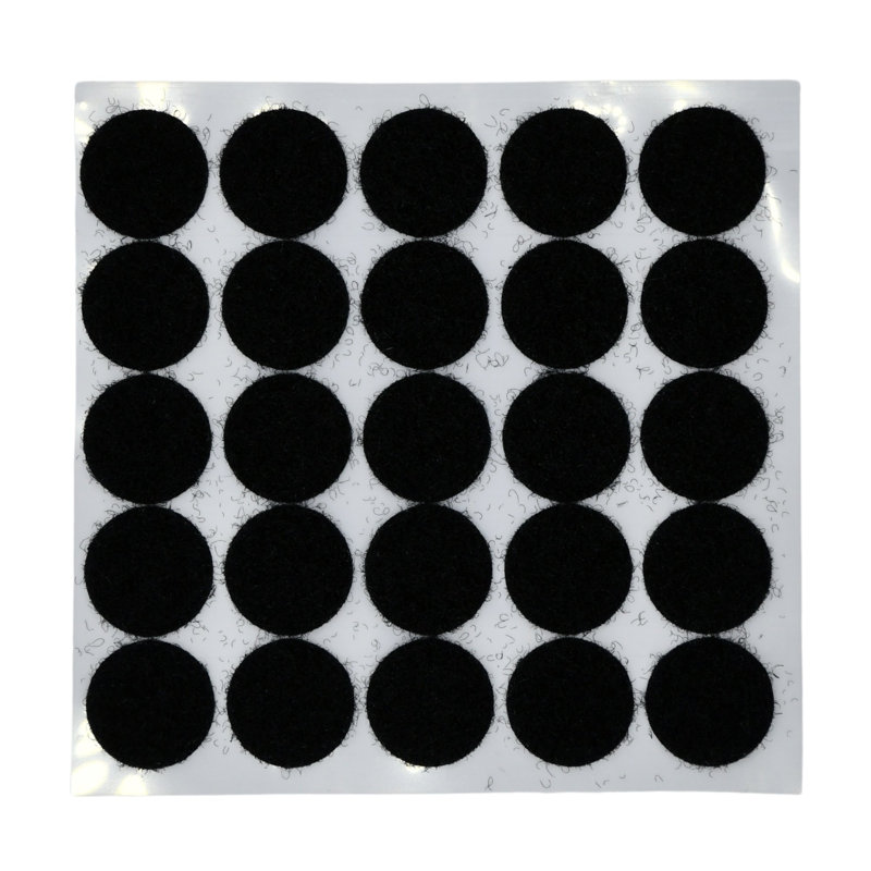 .75" Adhesive Hook and Loop Dot 25/pk