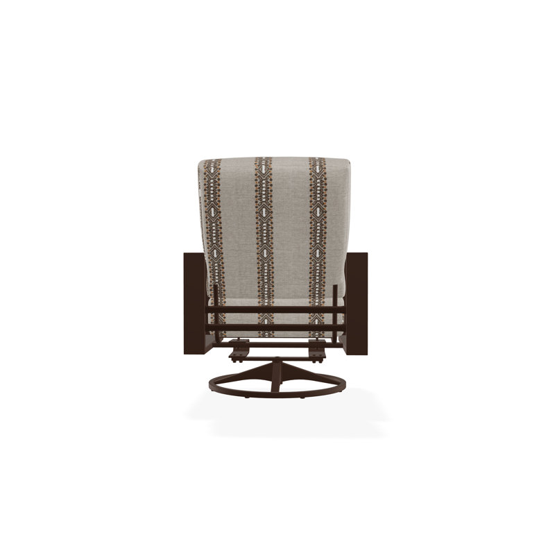 Larssen Deep Seating Cushion Swivel Rocker, Kona, Guru Walnut
