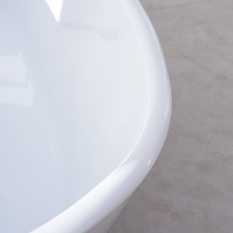 67'' x 31.5'' Freestanding Acrylic Bathtub