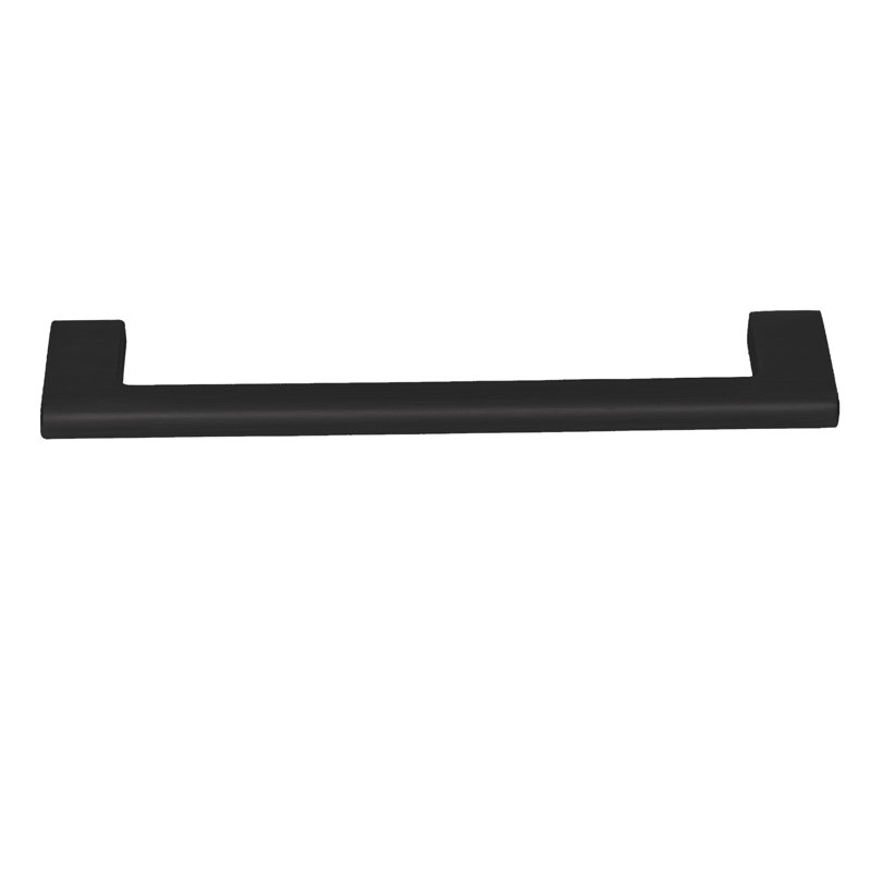 Vail 6" Matte Black Bar Pull, Matte Black, 6"