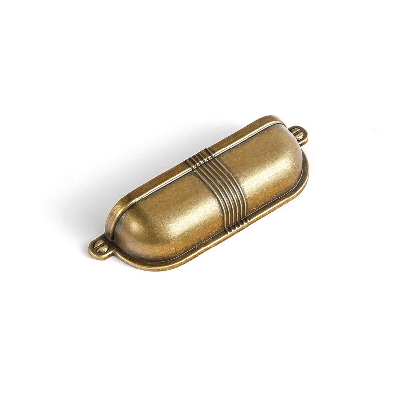 Ensemble de poignées pour tasses / poignées, 3", Laiton antique