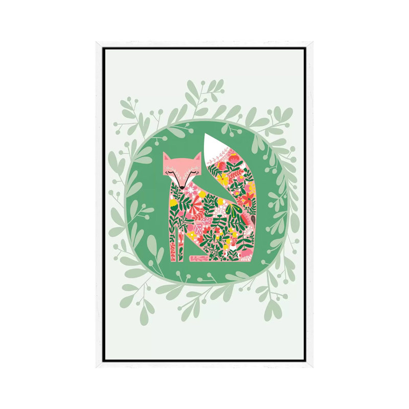 Blooming Botanicals 1 Piece Wall Art on Canvas, 101.6cm H x 66.04cm W x 3.81cm D, White Framed