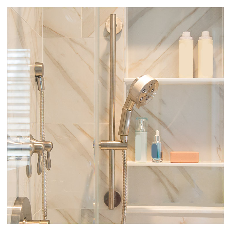 Barre de douche Neo, Nickel brossé