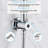 Complete Rainfall Shower System With Rough In-valve And Slide Bar-107508354