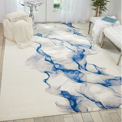 Fusaro Viscose Abstract Indoor Rug
