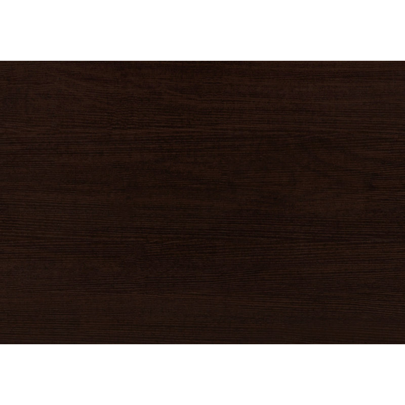 Computer Desk, Home Office, Laptop, 48"L, Work, Metal, Laminate, Brown, Grey, Contemporary, Modern, Cappuccino/Silver