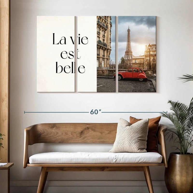 Camion La Vie Est Belle, H 32 po x l 50 po