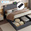 Upholstered Ottoman Storage Bed-376188352-376188353