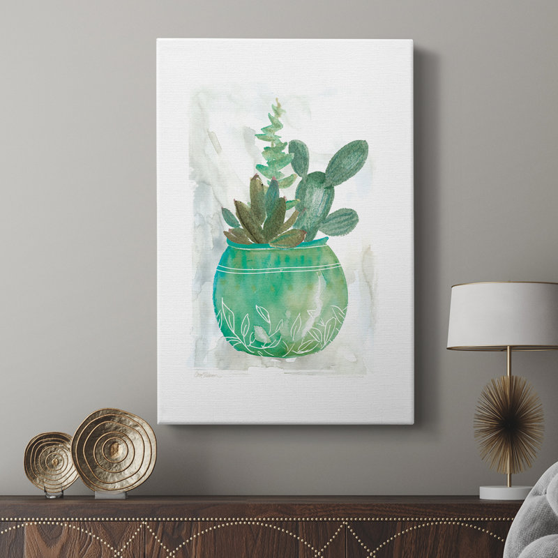 Summer Succulent - galerie sur mesure Cavas, H 12 po x l 8 po