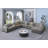 8-piece Upholstered Corner Sectional Sofa, Console with Cup Holders & Storage & USB-904584495