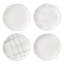 Oyster Bay 4Pc Tidbit Plates, Assorted Patterns