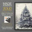 «Christmas Holiday Art» CDLxxxv, reproduction d'art encadrée - bois massif-1204913153-1204913154