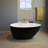 Hadiya 56'' x 30'' Soaking Acrylic Bathtub-94534270