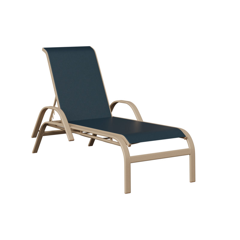 Chaise longue berlinoise berlinoise Sahara, Sahara moucheté, Bleu très foncé