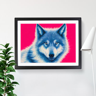 Modern Wolf - Framed Print