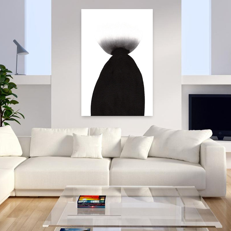 Art contemporain contemporain, H 48 po x l 32 po