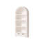 Vitrines en bois manufacturé beige