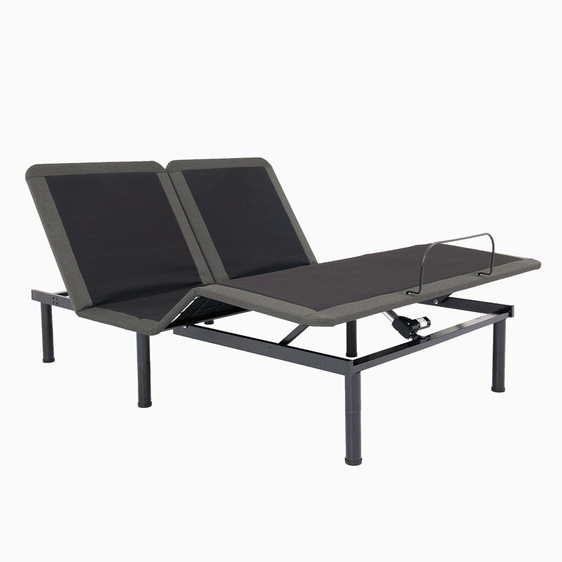 Queen Size Flex Head Quick Assembly Adjustable Bed Frame With Voice Activated Controls