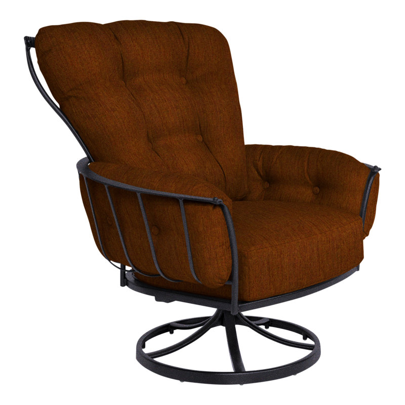 Monterra Outdoor Rocker Chair, Graphite, Sash Denim