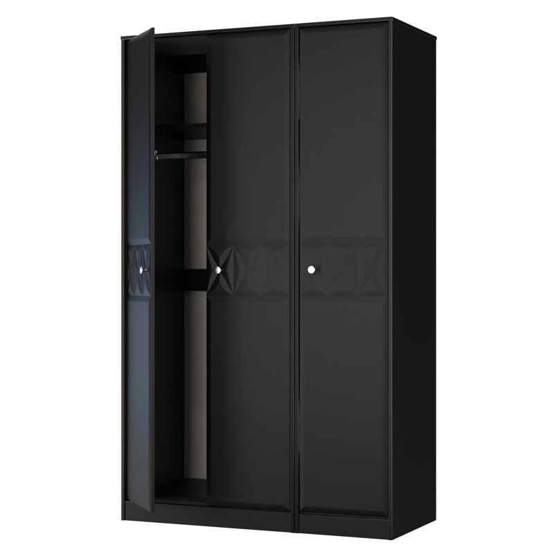 Clitherall 3 Door Robe, Black