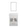 Ashveer 24" Single Bathroom Vanity Set with Mirror