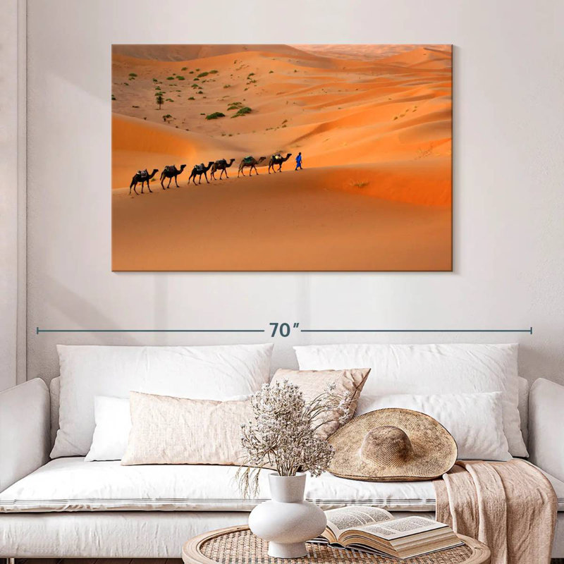 Désert du Sahara, H 32 po x l 48 po