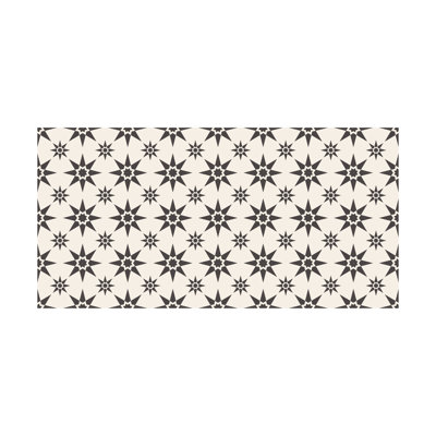 Parrott 127 x 60 cm PVC Patterned Tile in Cream/Black