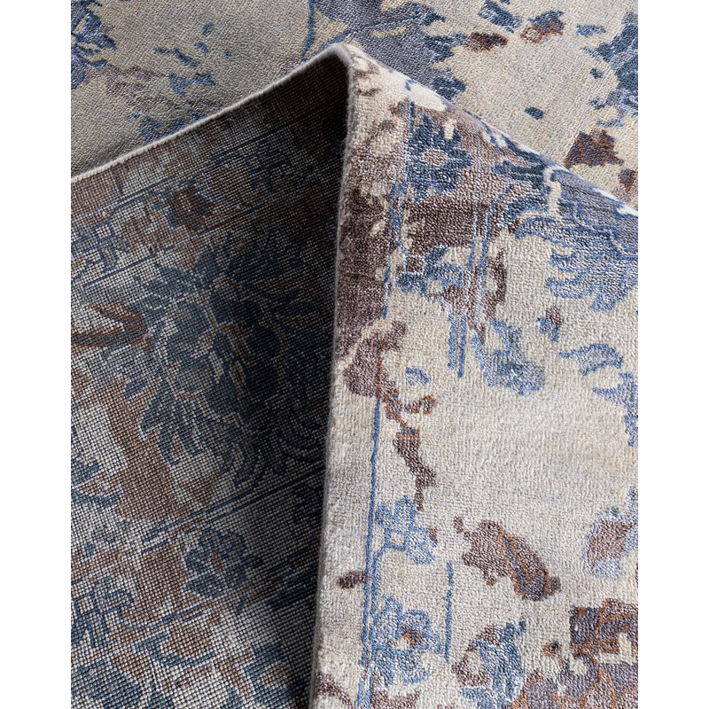 Overdyed One-of-a-Kind 8' 3" X 10' 3" Hand Knotted Area Rug