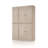 Nicu 100% Solid Wood Tall Kitchen Pantry Cabinet with Doors, Adjustable Shelves, Modular Kitchen Storage Cabinet, 48.5" W x 71.5" H-899365923