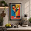 Geometric Cocktail Art Deco - Wrapped Canvas-822620410-822620404