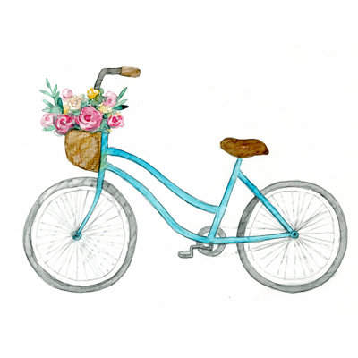 Le vélo - reproduction sur toile tendue