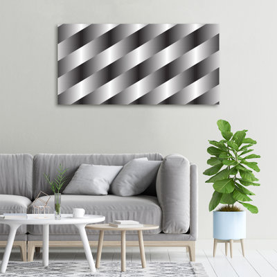 Abstraction Stripes - No Frame Print on Canvas