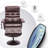 Airanna Recliner with Ottoman, Reclining Chair with Massage, 360 Swivel Chair,  Faux Leather-922684552