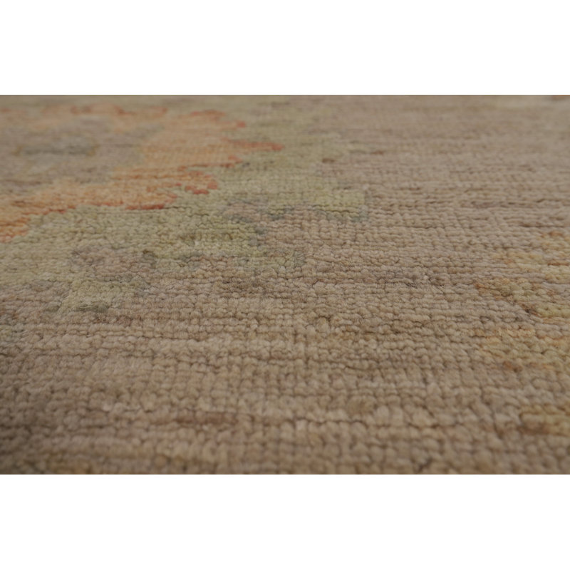 Vegetable Dye Oushak Turkish Area Rug
