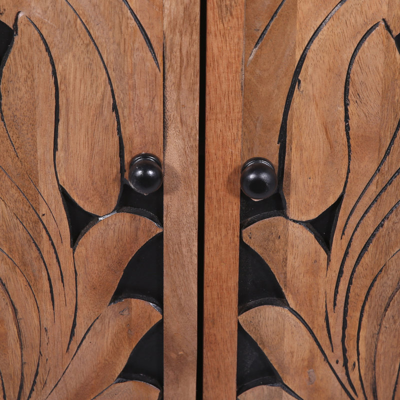 Lowndes Warm Brown Two Door Cabinet