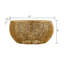 Table basse ronde en aluminium (inventaire CA)