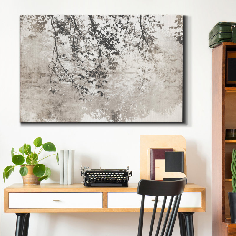 " Taupe Soft Reflection ", 12" H x 8" W x 1.5" D