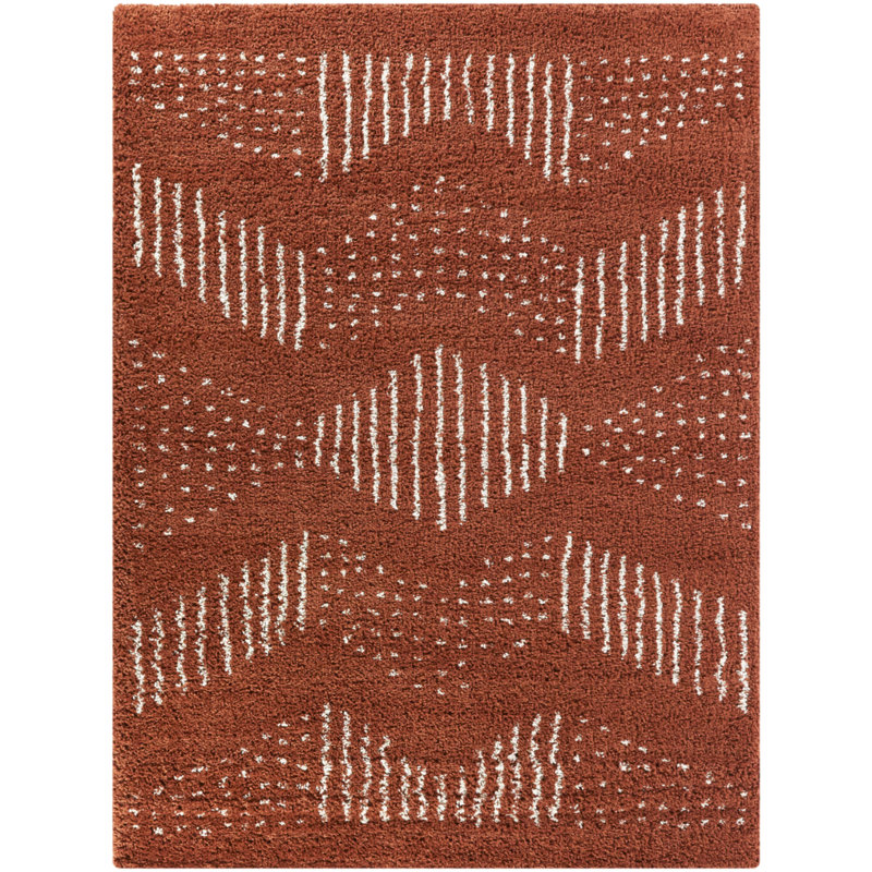 Tapis à poils longs Crista, Rectangle 6 pi 7 po x 9 pi