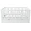 Lit convertible pour tout-petits en bois massif 3in1 Evolve avec tiroirs de rangement et garde-corps amovibles-130594144