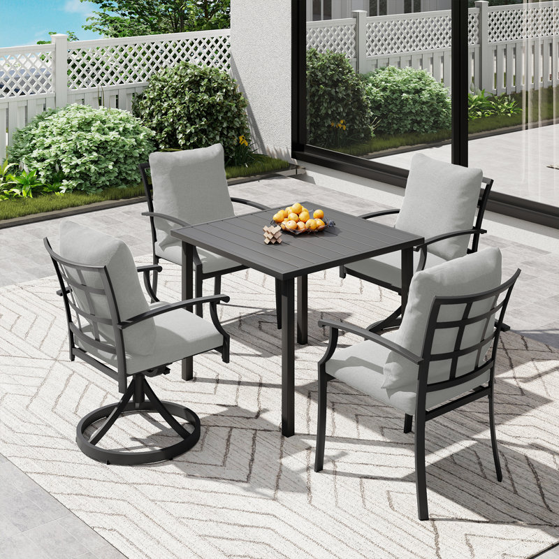 Ensemble repas 5 pièces Ivyglow, Gris