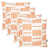 Orange/White Geometric