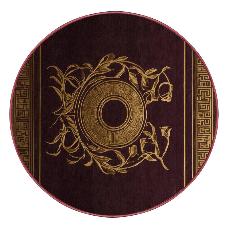 Artisan Crest Rug, Round 5'